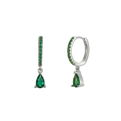 Women's Multicolor Zircon Diamond Geometric Earrings Copper Fashion Commuter