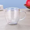 3 Double Glass Quicksand Cup 250Ml