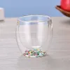 4 Double Glass Quicksand Cup 250Ml