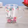 9 Double Glass Quicksand Cup 350Ml