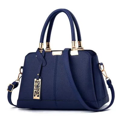 Women Fashion Large Capacity PU Square Handbag Tote Bag