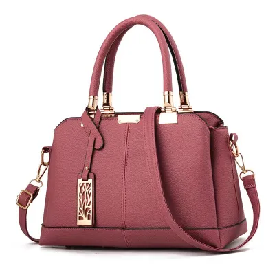 Women Fashion Large Capacity PU Square Handbag Tote Bag