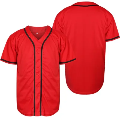 Custom Men Casual Loose Baseball Jerseys