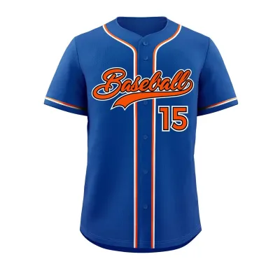 Custom Men Printed Single-Breasted Baseball Jerseys
