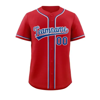 Custom Men Printed Single-Breasted Baseball Jerseys