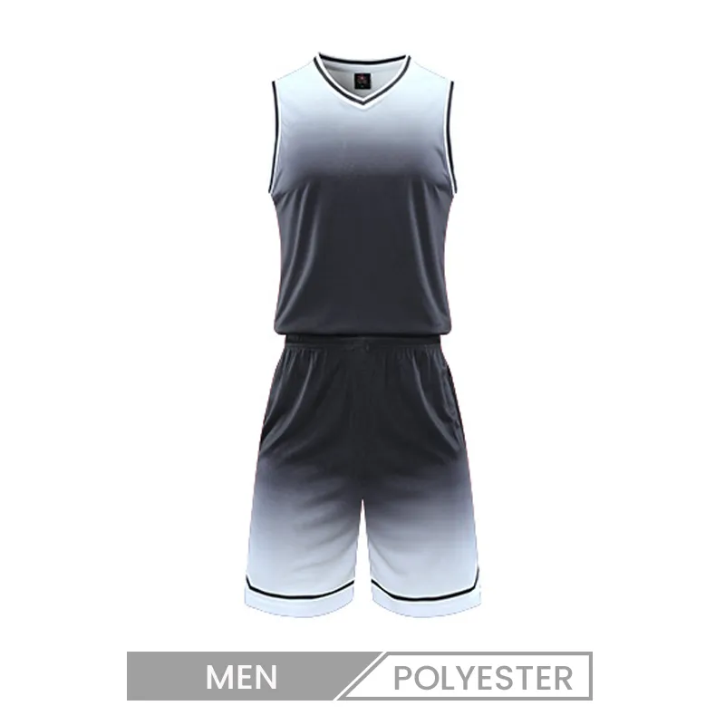 Men Casual Custom Logo Basketball Two-Piece Set
