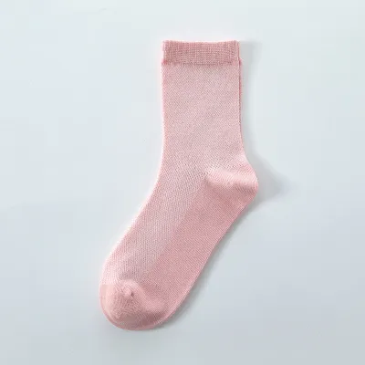 Mid-Calf Kids Girls Boys Mesh Sports Boneless Breathable Combed Cotton Student Baby Boys Quarter Cotton