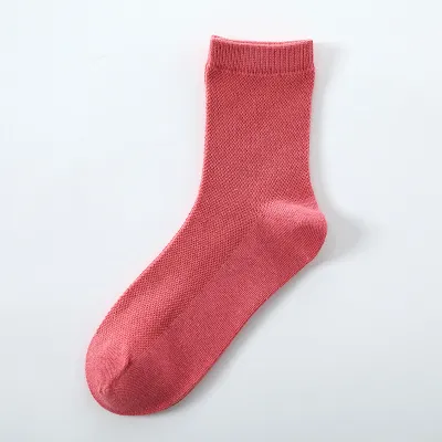 Mid-Calf Kids Girls Boys Mesh Sports Boneless Breathable Combed Cotton Student Baby Boys Quarter Cotton