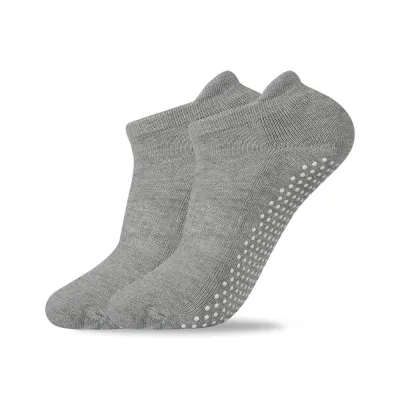Professional Yoga Pilates Indoor Fitness Non-Slip Thickened Towel Bottom Floor Socks Ankle Socks Custom