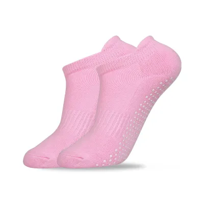 Professional Yoga Pilates Indoor Fitness Non-Slip Thickened Towel Bottom Floor Socks Ankle Socks Custom
