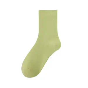Seamless Women Solid Color Summer Thin Classic Screw Socks Custom