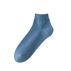 Men Spring And Autumn Cotton Sweat-Absorbent Breathable Ankle Socks Custom
