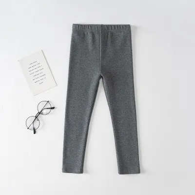 Kids Toddler Big Girls Casual Cute Basic Solid Color Cotton Tight Leggings Pants