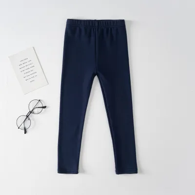 Kids Toddler Big Girls Casual Cute Basic Solid Color Cotton Tight Leggings Pants