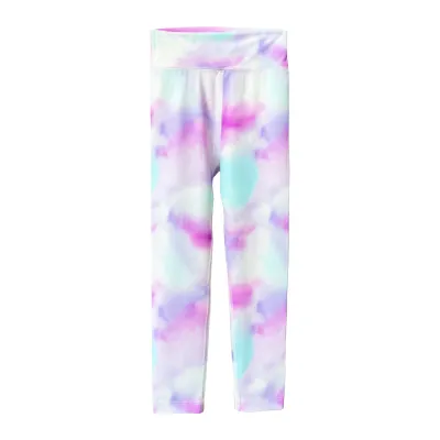 Kids Toddler Big Girls Casual Yoga Sports Multicolor Tie-Dye Leggings Pants