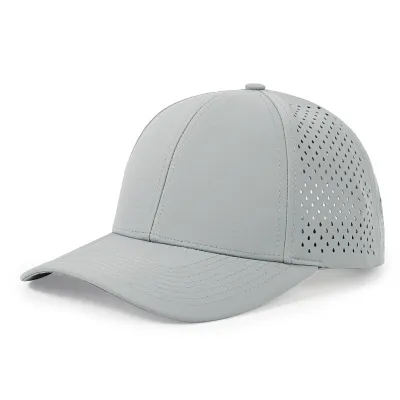 Simple Neutral Mesh Breathable Solid Color Dome Cap