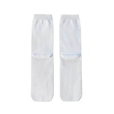 White Digital Printing Blank Custom Screw Socks