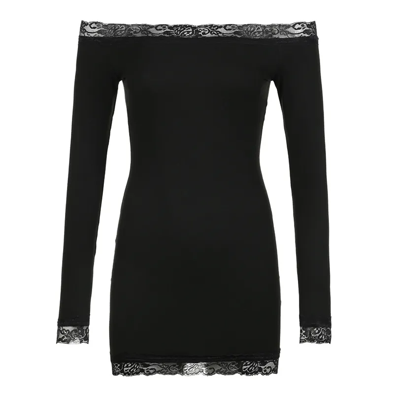 Sexy Solid Off Shoulder Slash Neck Stitching Sweatshirt Sexy Solid Off Shoulder Slash Neck Stitching Sweatshirt
