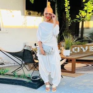 Women Fashion Sexy Plus Size Solid Color Backless Loose Jumpsuits