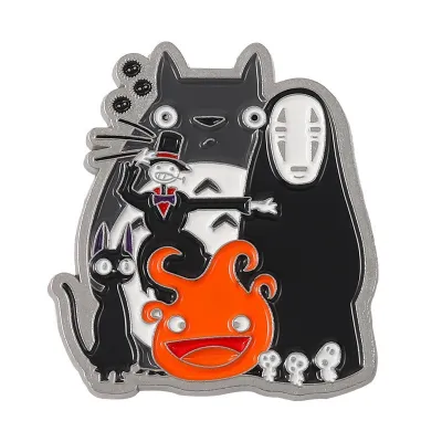 Women Fashion Cartoon Pattern Alloy Brooch Personality Trendy Two-Dimensional