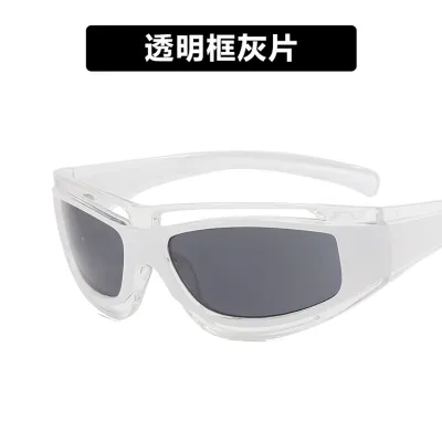 Women Fashion Y2K Punk Oval Sunglasses PC
