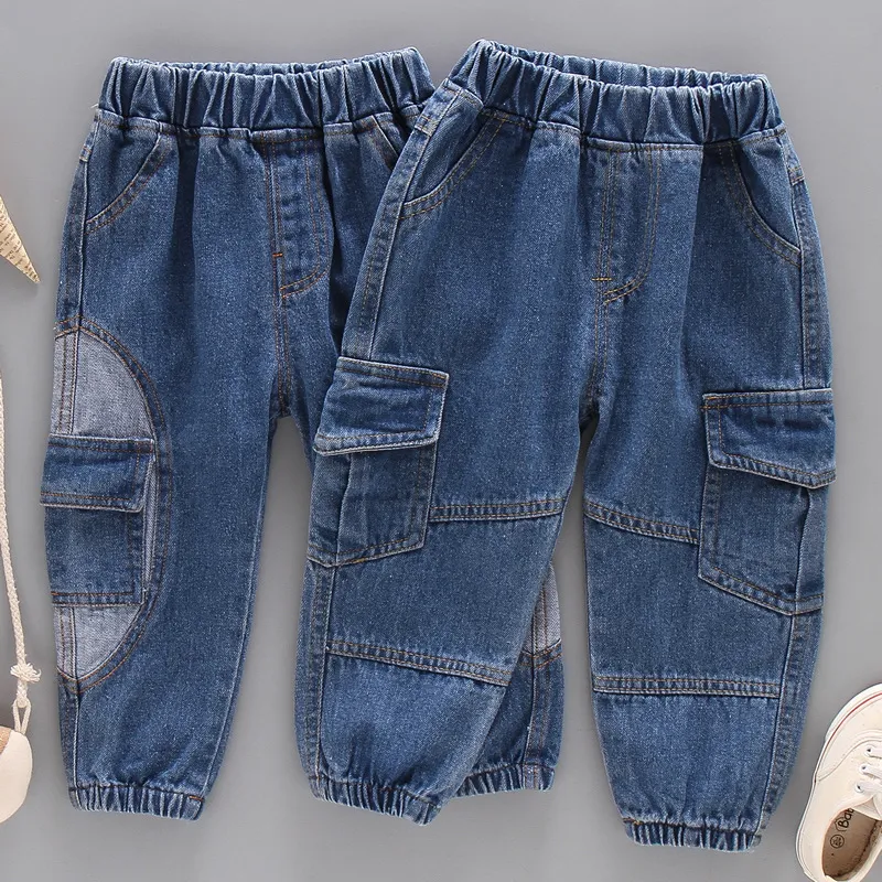 Children Casual Boys Pocket Jeans