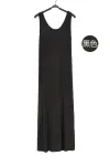 125Cm Long Skirt Black