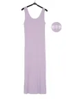 125Cm Long Skirt Taro Purple
