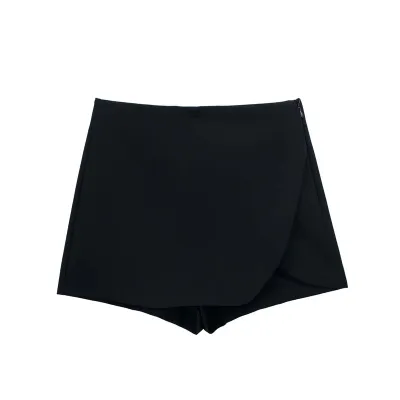 Women Asymmetric Mesh Shorts Fresh Sweet Style