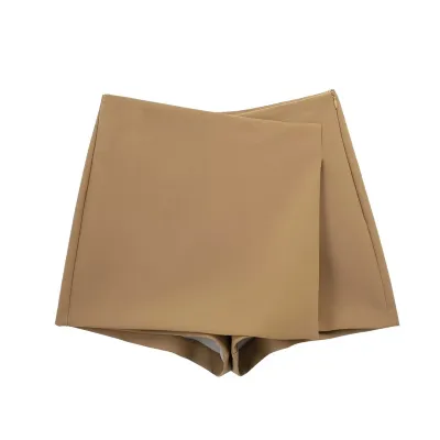 Women Asymmetric Mesh Shorts Fresh Sweet Style
