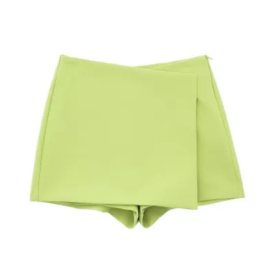 Women Asymmetric Mesh Shorts Fresh Sweet Style