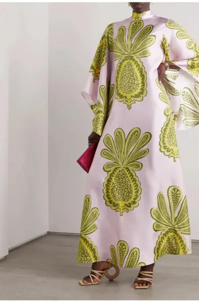 Summer Women Casual V-Neck Floral Print Oversize Dress