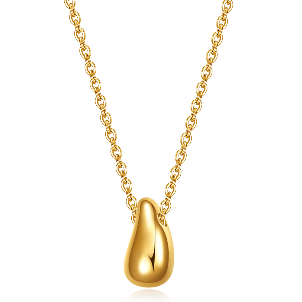 Wholesale Women Fashion Stainless Steel Teardrop Pendant