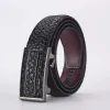 Buffalo Leather Black Gun Buckle
