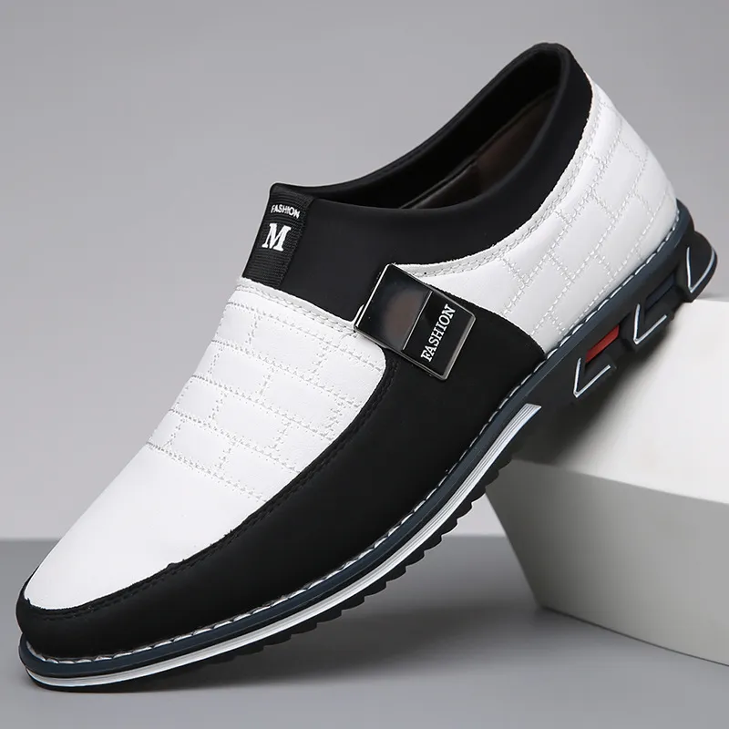 Plus Size Men Fashion Contrast Leisure Shoes