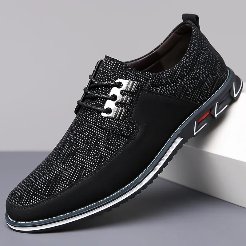 Plus Size Men Fashion Comfortable Leather Ankle Boots Square Toe Leisure Shoes