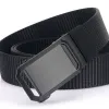 Black [Thickened Alloy Buckle Head Tank Pattern Three-Layer Belt]]
