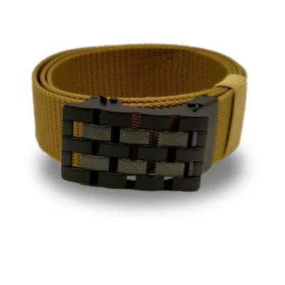 Men's Fashion Simple Alloy Wear-Resistant Durable Canvas Belt