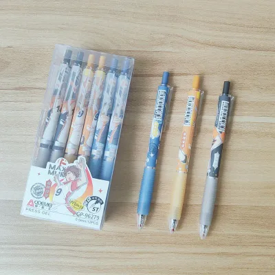 Cartoon Press On 0.5 Black Jumping Gel Pen Office Stationery