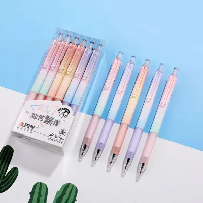 Cartoon Press On 0.5 Black Jumping Gel Pen Office Stationery