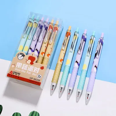 Cartoon Press On 0.5 Black Jumping Gel Pen Office Stationery