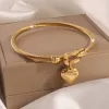Gold Elastic Love Bracelet