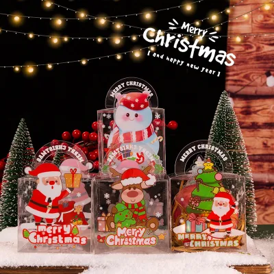 Cartoon Christmas Pet Portable Apple Packaging Box