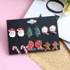 6 Pairs/Set Of Old Man Tree Snowman Canes