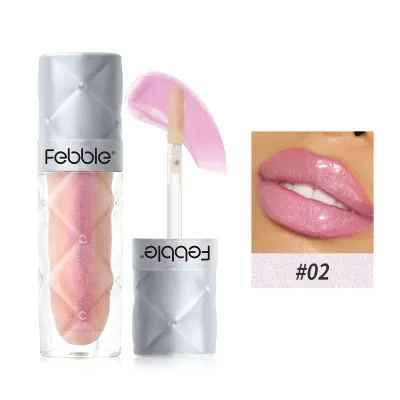 USHAS Women Long-Lasting Non-Stick Cup Pearlescent Liquid Lipstick Waterproof Durable Easy Color Enhance