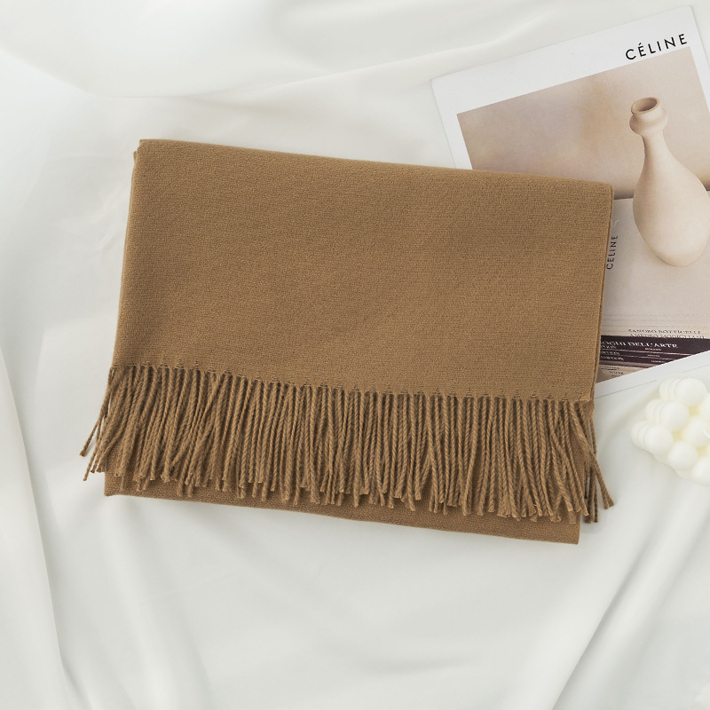 小物 ARTS&SCIENCE big tassel showl cashmere Wholesale Women Fashion Solid Color Cashmere Tassel Shawl Scarf