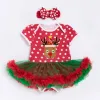 Red And White Dot Christmas Deer