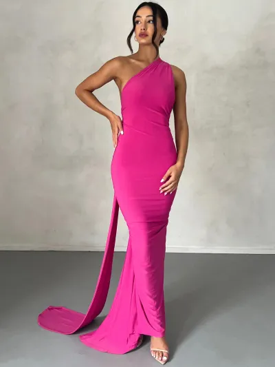 Women Sexy Solid Color Sleeveless Backless Bodycon Maxi Dress