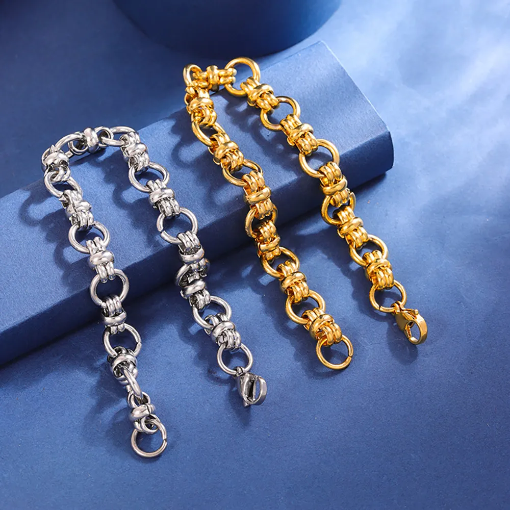 Unisex Fashion Titanium Steel Chain Bracelet