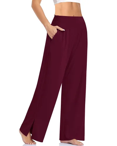 Athleisure Women Casual Wide Leg Pants